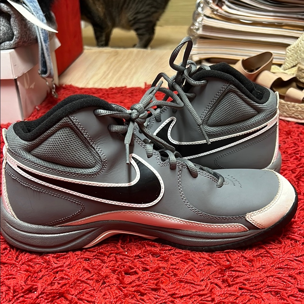 Nike Gray and Black Athletic Shoes